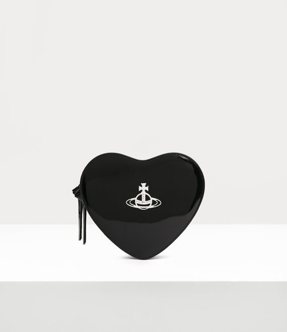 Vivienne Westwood Louise Heart Crossbody Bag in black